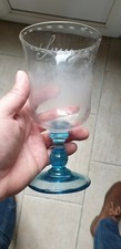 ANCIEN VERRE GEORGE SAND BLUE