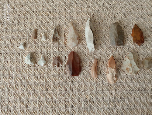Lot outils paleothique - lot, 16
