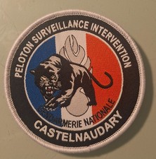 Ecusson rondache Insigne PSIG Gendarmerie CASTELNAUDARY