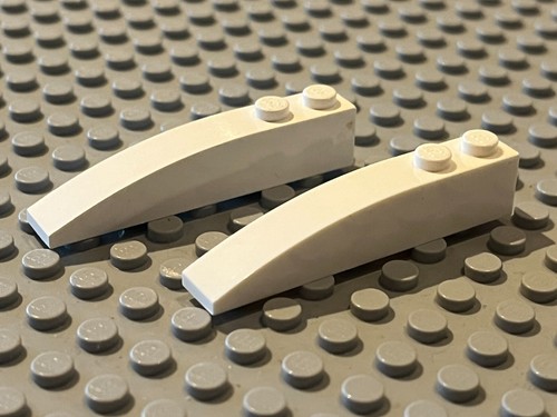 Lego white slope - brick, ref
