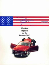 Catalogue Brochure VW Karmann-Ghia 14 1961 USA Reprint VW numéroté 1996