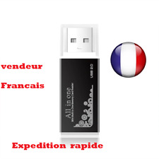 LECTEUR READER ADAPTATEUR USB MULTI CARTE MEMOIRE SD/SDHC/MMC/TFLASH/MICRO SD/MS