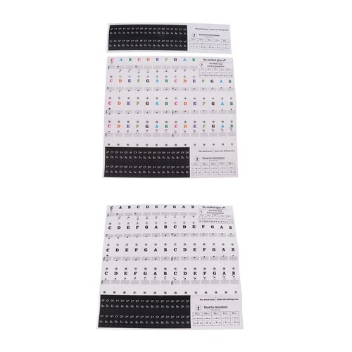 Autocollants pour touches - , de