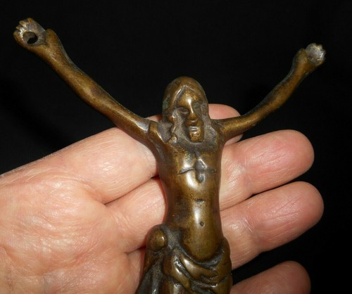 Christ crucifix bronze haute - ,