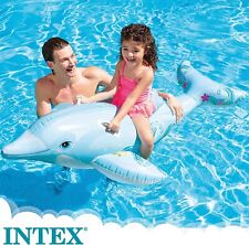 Bouee Geante dauphin  gonflable jeux piscine plage amusement eau été INTEX enfan