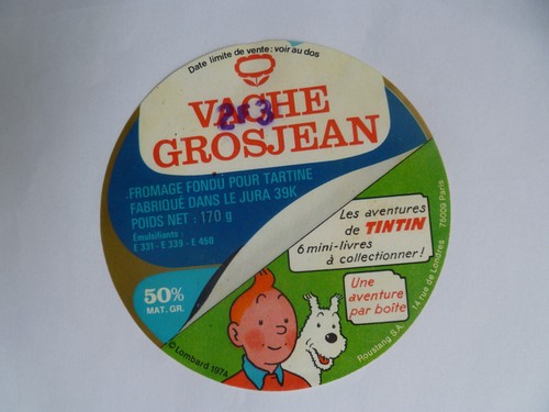 Herge tintin etiquette - /,