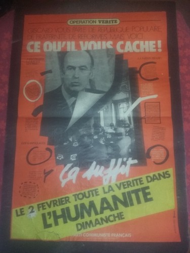 Affiche politique parti - affiche,