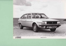  photo de presse / press photo original Renault 30 TX 1979