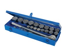 DOUILLES 12 PANS CARRE 3/4 - COFFRET 21 PIECES