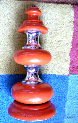 Pied lampe années bois - années, 70