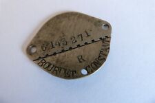 Plaque identité Soldat Français Guerre 40 ww2 A