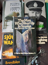  SWEDEN Maj Sjöwall Per Wahlöö Lot 5 romans policiers suédois anglaise français