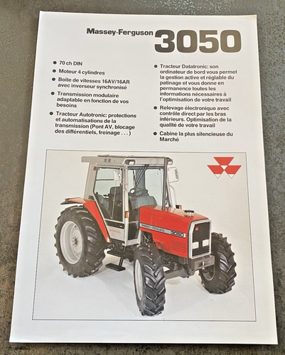 Notice publicitaire tracteur - publicitaire,