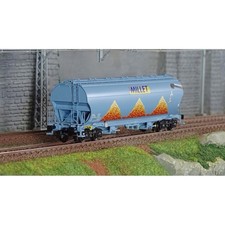 LS MODELS 30589 WAGON TRÉMIE TAGNPPS BLEU NOUVEAU LOGO MILLET NEUF EN BOITE