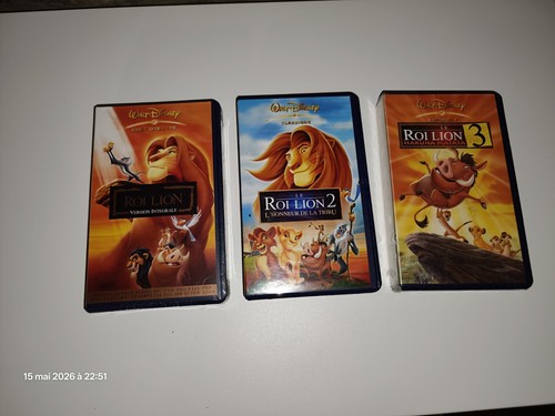 Cassette vhs disney - disney, roi