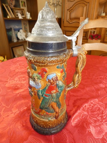 Ancienne chope bière verre - chope, à