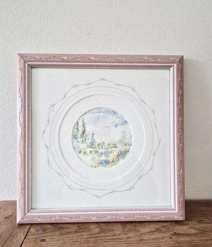 Tableau aquarelle paysage - aquarelle,