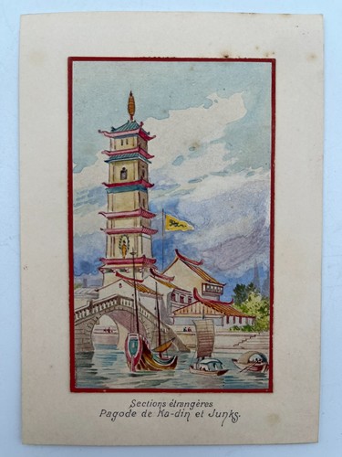 Gouache originale henri - gouache,