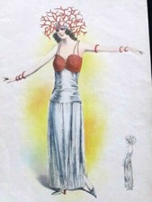 Le Corail  Album de Travesti L. Demuylder  Rare litho Art-Déco  Mode