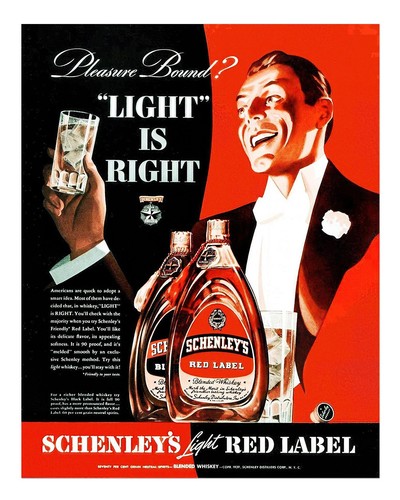 Affiche publicitaire whisky