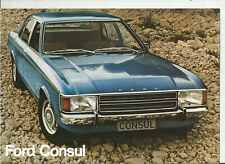 FORD CONSUL - 1975 / FRENCH / catalogue brochure prospectus dépliant