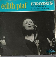 Edith PIAF  Exodus  Marie trottoir Vinyle  45 Tours  EP – ESRF 1306 - A10-1