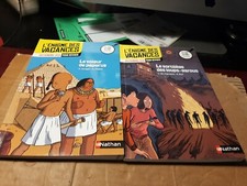 lot de 2 livres Nathan L'enigme des vacances - n°8 et 12 - du CM1 au CM2
