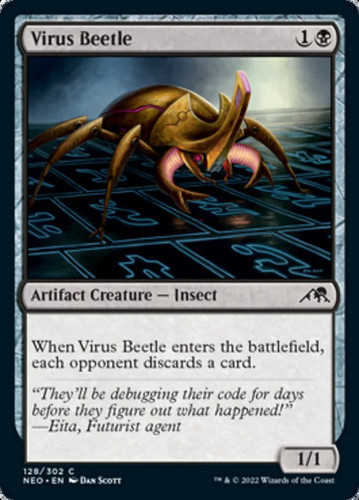 Mtg virus beetle - mtg, [kamigawa