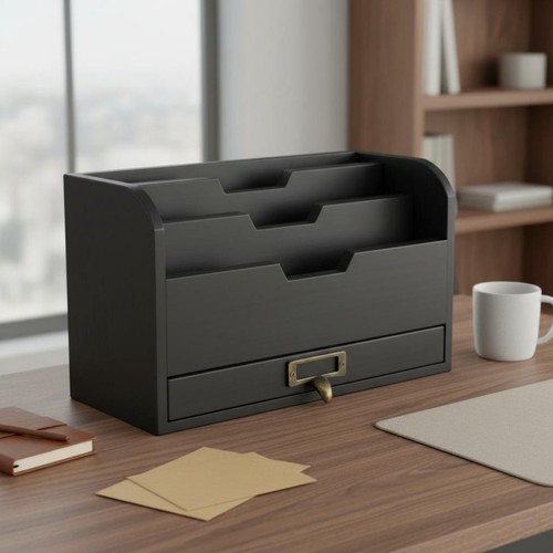 Organisateur bureau bois - bureau, en
