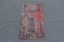 Tapis turc, tapis ancien, tapis de chambre à coucher, petit tapis de 1,7 x 3,...