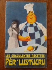 Livret " Les Succulentes Recettes PÈR’LUSTUCRU (vintage)