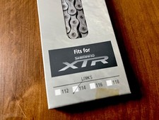 Chaîne Shimano Dura Ace 7700 CN-7701 Fits pour XTR 9 Speed NOS Nouveau 114 Links