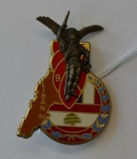 INSIGNE METAL 9 RCP LIBAN 1986