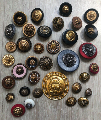 Lot divers anciens boutons - lot,