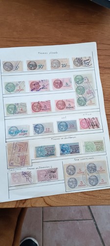 Timbres fiscaux france - timbres,