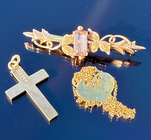 Lot bijoux ancien gr - 3, en