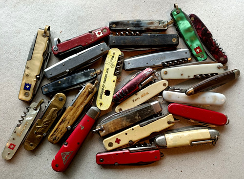 Lot couteaux pliants - lot, 24
