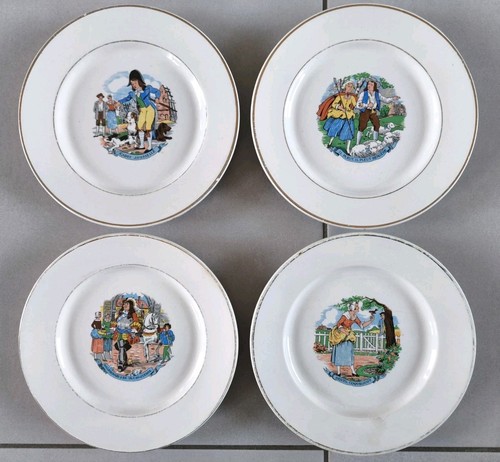 Lot assiettes parlantes - 4,