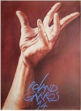 Roland Garros Affiche 1994 par Ernest Pignon Ernest