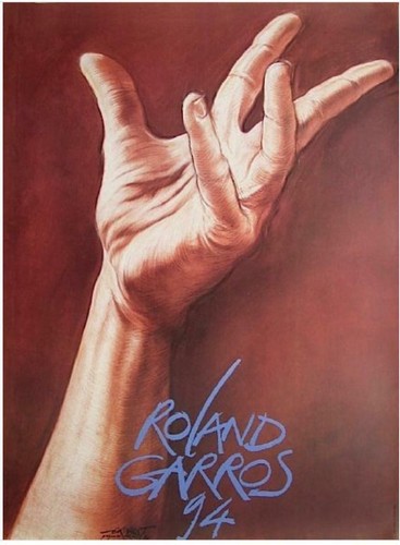 Roland garros affiche - affiche, par