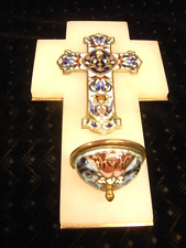 🇫🇷 ANCIEN BENITIER CROIX