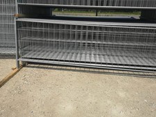 30 x clôture de construction mi-haute | 3,43 x 1,15 m | clôture mobile 105 lf...