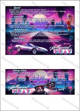 Gottlieb Hollywood Heat 1986 Cartes Instructions Flipper Custom Pinball V1