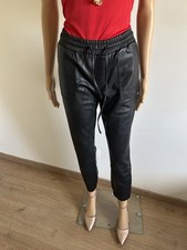 Pantalon noir en simili cuir