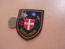 patch ancien   ski   montagne