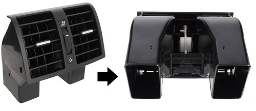 Grille ventilation arrière - de,