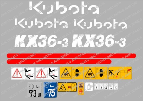 Kubota kx36 mini digger - kubota,