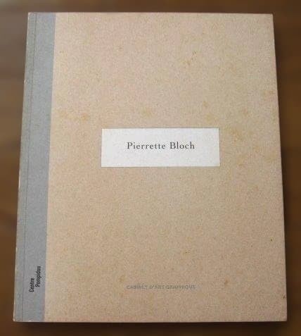 Livre art pierrette bloch - d'art,