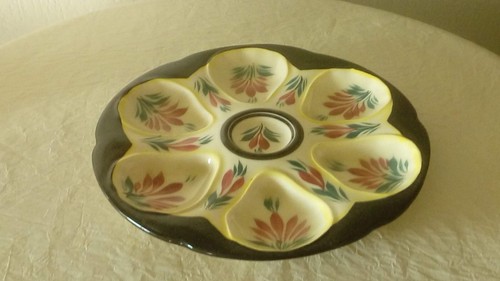 Assiette huitre faience - a,