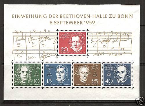 West germany 804 - germany, beethoven